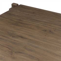 Riona Rustic Lodge Grey Reclaimed Oak Square Coffee Table|