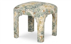 Emerson Willow Green Toile  Square Ottoman|