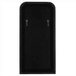 Lucienne Updated Traditional Antique Gold Arched Beveled Wall Mirror|