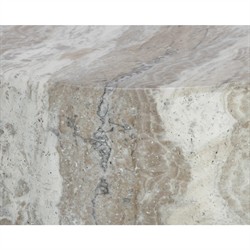 Ariston Modern Classic Sand Beige Concrete End Table|