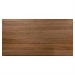Nery Rustic Lodge Natural Walnut Rectangular Coffee Table|