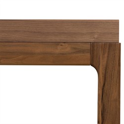 Nery Rustic Lodge Natural Walnut Rectangular Coffee Table|