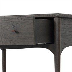 Lizzy Smoked Black Oak Nightstand|