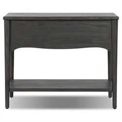 Lizzy Smoked Black Oak Nightstand|