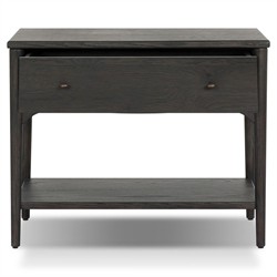 Lizzy Smoked Black Oak Nightstand|