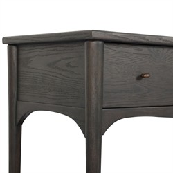 Lizzy Smoked Black Oak Nightstand|