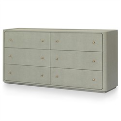 Paula Laurel Sage Linen Double Dresser|