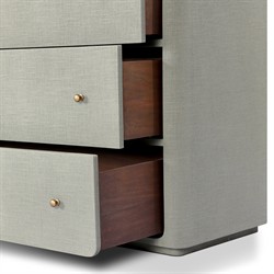 Paula Laurel Sage Linen Double Dresser|