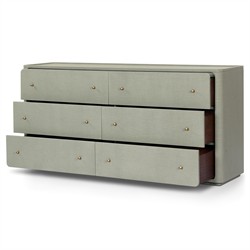 Paula Laurel Sage Linen Double Dresser|