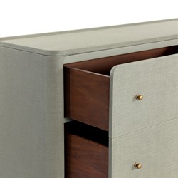Paula Laurel Sage Linen Double Dresser|