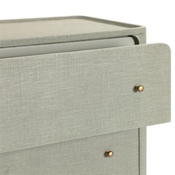 Paula Laurel Sage Linen Double Dresser|