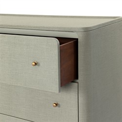 Paula Laurel Sage Linen Double Dresser|