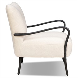 Tarah Crete Sand Arm Chair|