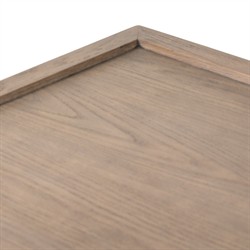 Cally Modern Classic Natural Oak Square Coffee Table|