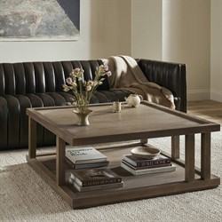 Cally Modern Classic Natural Oak Square Coffee Table|