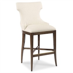 Addison Updated Traditional Vanilla Performance Charcoal Wood Counter Stool|
