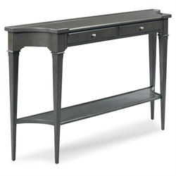 Marseille French Country Charcoal Acacia Console Table|
