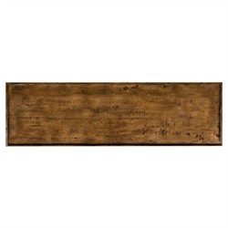 Sonoma Updated Traditional Sonoma Brown Wood Console Table|