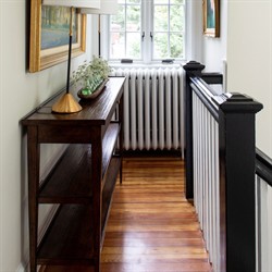 Sonoma Updated Traditional Sonoma Brown Wood Console Table|