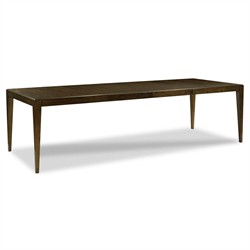 Kam Rustic Lodge Dark Brown Rectangular Extendable Dining Table - 64-104"|
