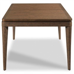 Laramie Modern Classic Brown Wood Extendable Rectangular Dining Table - 78-122"|