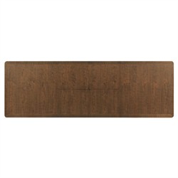 Laramie Modern Classic Brown Wood Extendable Rectangular Dining Table - 78-122"|