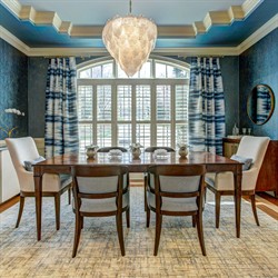 Marseille French Bordeaux Brown Wood Extendable Dining Table - 60-104"|