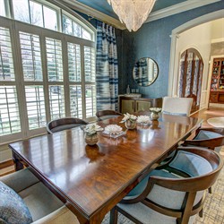 Marseille French Bordeaux Brown Wood Extendable Dining Table - 60-104"|