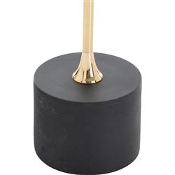 Fitz Retro Modern Mixed Metal Brass Iron Drink Table|