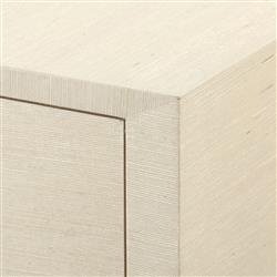 Meredith Regency Natural Grasscloth Chow Cabinet|