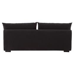 Cee Modern Classic Grey Performance Armless Sofa - Small - 74"W|
