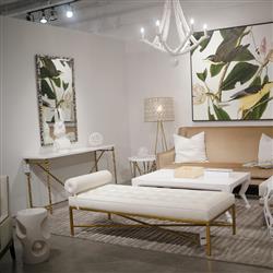 Pearl Coastal Grey Pearl Beveled Glass Rectangular Mirror - Medium|