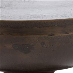 Ozera Global Antique Rust End Table|