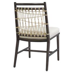 Palecek Pratt Beach Espresso Woven Jute Rope Side Chair|