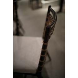 Palecek Pratt Beach Espresso Woven Jute Rope Side Chair|