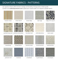 Palecek Fritz Coastal Beach White Performance Striped Grey Rope Side Chair|