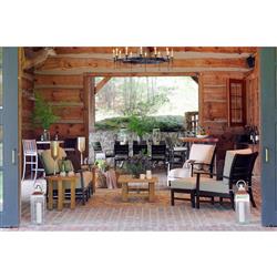 Croquet Coastal Natural Teak Rectangular Outdoor Coffee Table|