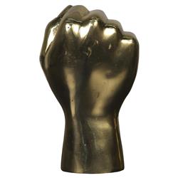 Farella Brass The Allegiance Fist Hand Sculpture|