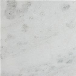 Hervey French White Marble Dark Grey Iron Pedestal Dining Table - 48"|