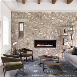 Fector Industrial Rust Brown Aluminum Top Black Iron Square Nesting End Table|