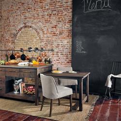 Lara Rustic Lodge Black Oak Windsor Counter Stool|