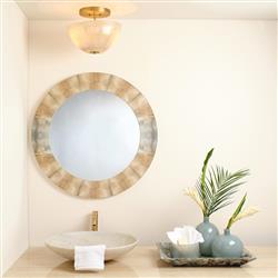 Quinn Coastal Grey Glass Decorative Vase - Set of 2|