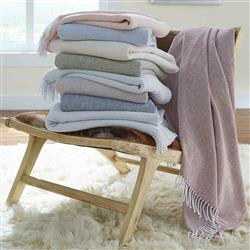 Sferra Modern Terzo Navy Throw Blanket|