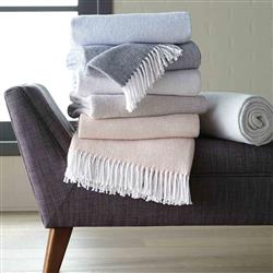 Sferra Modern Terzo Navy Throw Blanket|