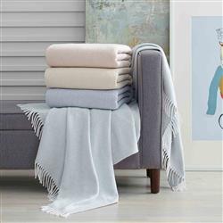 Sferra Modern Terzo Sand Throw Blanket|