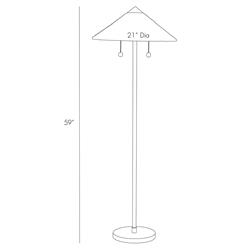 Terrace Coastal Beach Gold Iron Handwoven Rattan Floor Lamp|