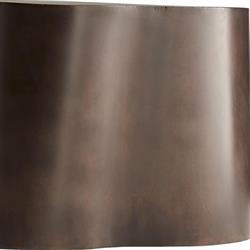 Meadow Modern Classic Antique Bronze Iron Abstract Oval Coffee Table|