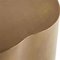 Meadow Modern Classic Gold Antique Iron Abstract Brass Curved Coffee Table|