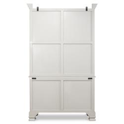 Rafaela French Country Grey Reclaimed Pine Wood Armoire|