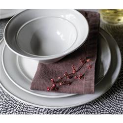 Simon Pearce Modern Classic Cavendish Dove Cereal Bowl|